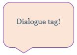 dialogue tag