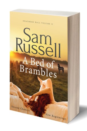 Blank white book w/path